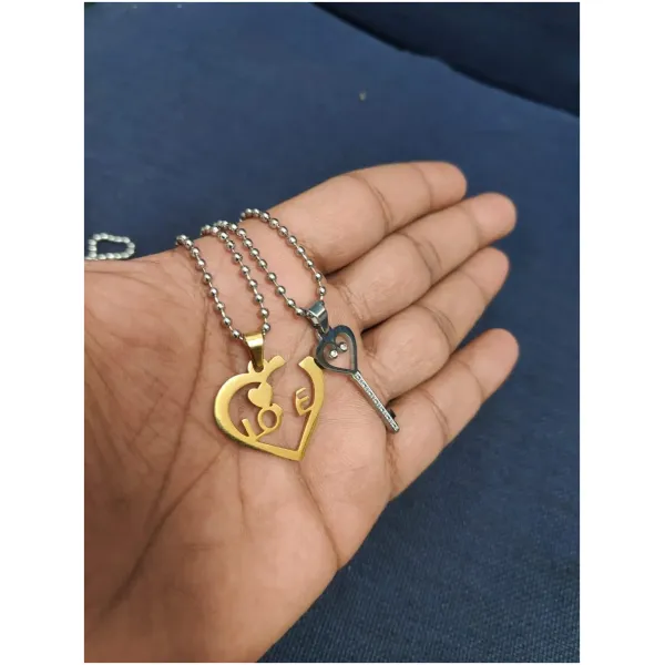 2 Piece Joining Couple Pendants - Image 2