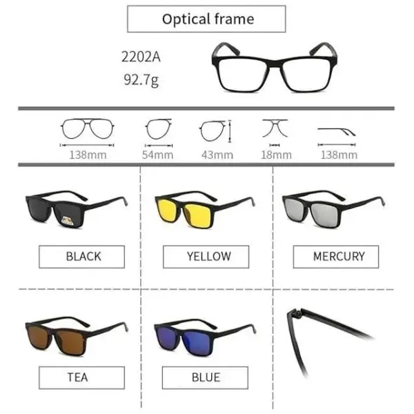 Uv Protection Gradient Spectacle Sunglasses - Image 2