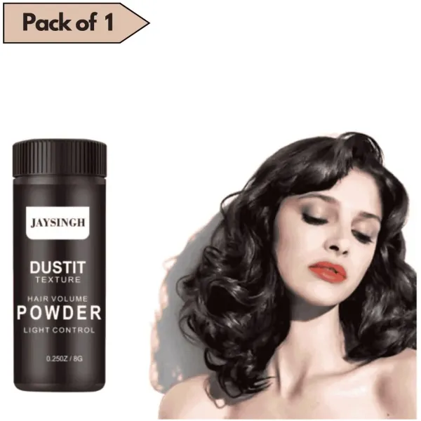 Mattifying Powder Increases Hair Volume Captures Haircut Unisex Modeling Styling Fluffy Hair Powder Absorb Grease - Image 3