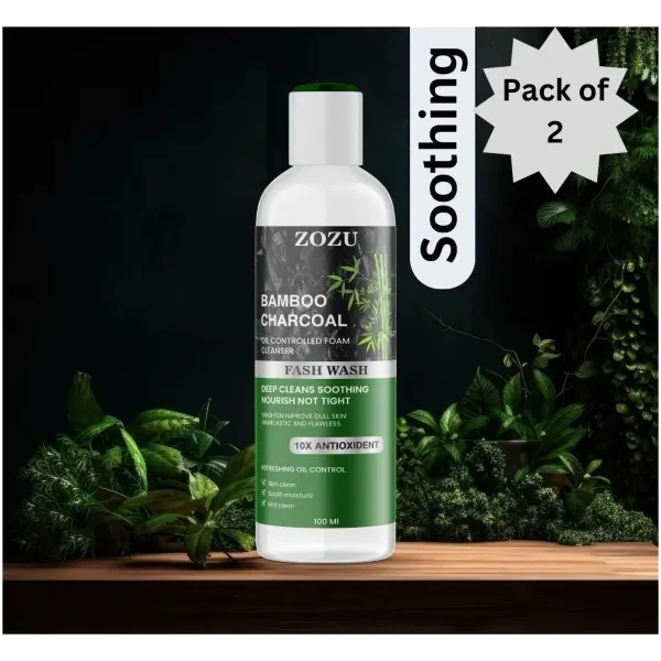 Zozu Charcoal Face Wash 10x Antioxidant 100ml (Pack Of 2) - Image 3