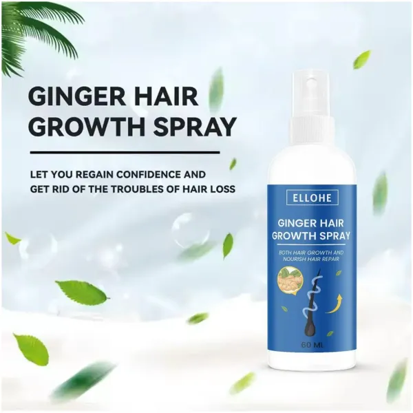 Ellohe Ginger Hair Growth Spray 120 ML Pack of 2 - Image 5