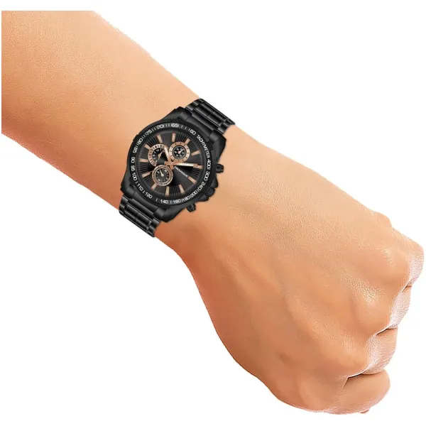 Stainless Steel Analog Watch For Men
