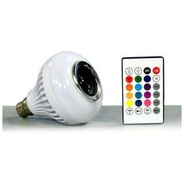 Colour Changing Led Bulb With Bluetooth Speaker & Remote - Image 2