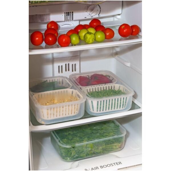2 In 1 Multi Storage Boxes Freezer Storage Containers - Image 2