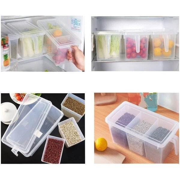 Refrigerator Storage Boxes With Lid - Image 3