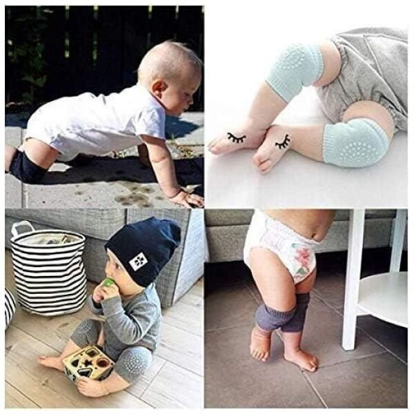 2 Pair Baby Knee Pad For Safety Crawling - Image 3