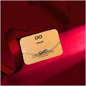 AVR JEWELS Shinning Infinity Bracelet For Women and Girls