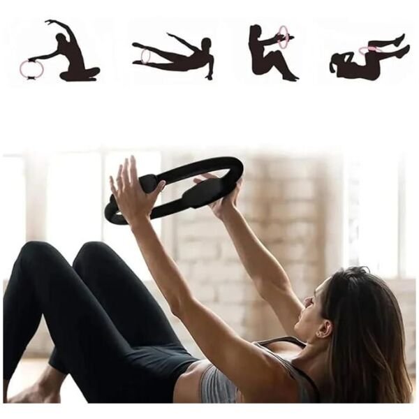 Fitness Ring Circle Light Weight With Foam Padded Handles