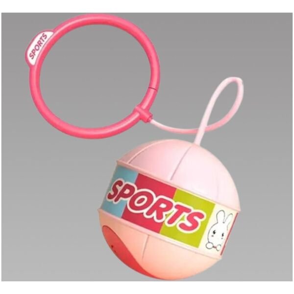 Skip Ball, Portable Foldable Colorful Flash Wheel Swing Ball, Kids Toys