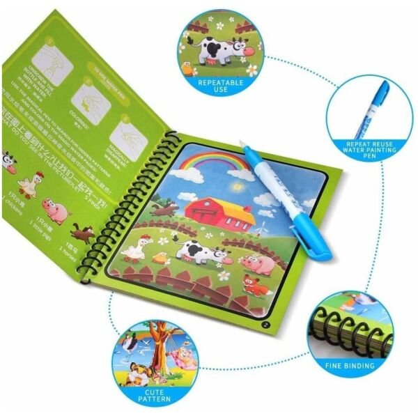 Reusable Magic Water Quick Dry Book