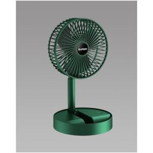 Adjustable Height Telescopic Rechargeable Standing Fan Rechargeable Pedestal Fan