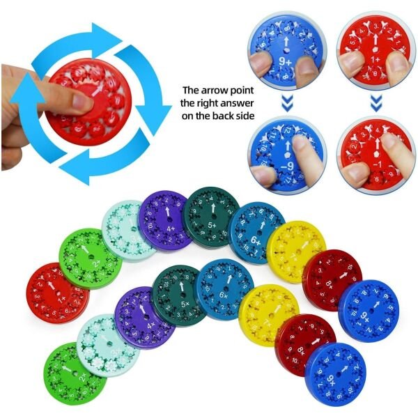 Light Up Led Magic Sketch Pad Math Fidget Spinners - Image 2
