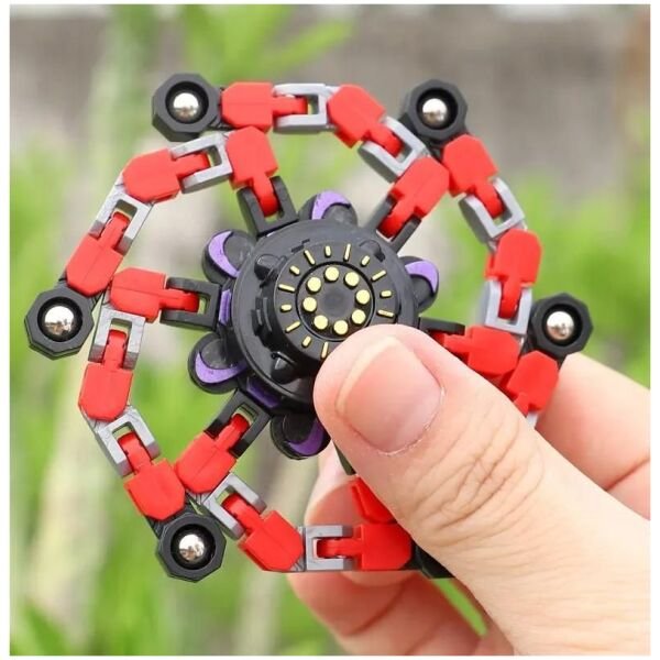 Transformation Robot Fidget Spinner Anti Stress Deformation Gyro Fidget Toys For Adults (Pack Of 1)