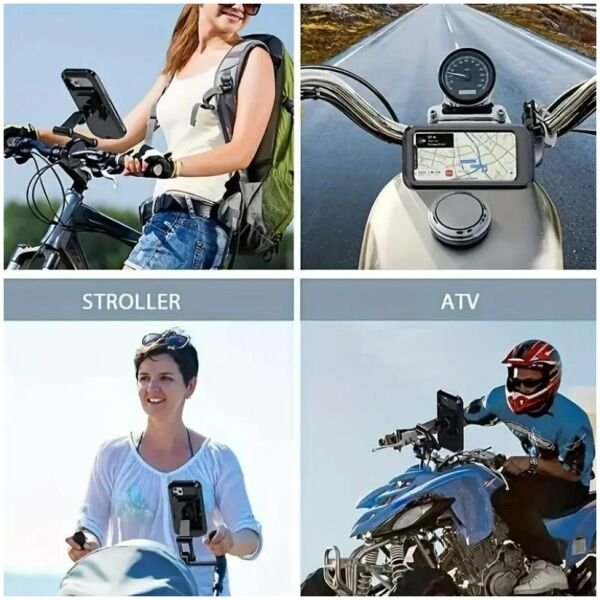 Motorcycle Bike Mobile Phone Holder - Image 3