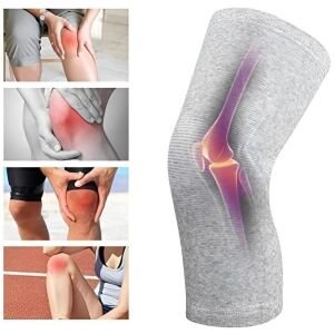 Unisex Bamboo Charcoal Elastic Warm Knee Sleeves