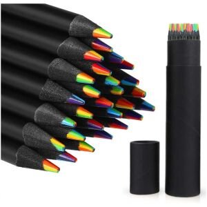 12 Pieces Rainbow Pencils