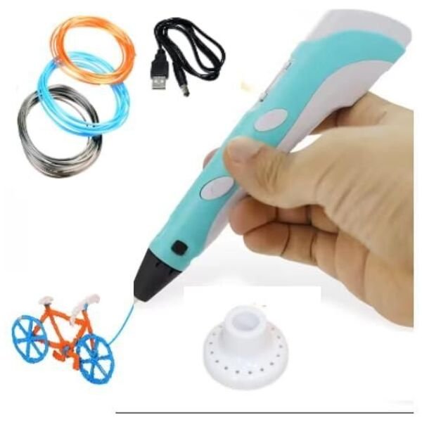 3d Printer Pen For Kids Complete 3d Drawing Pen Set With Pla Filament (Random Color) - Image 3