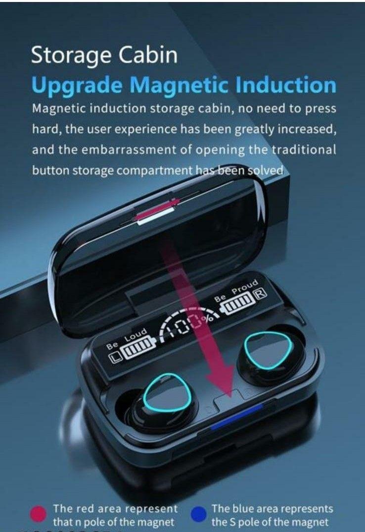 M10 Pro Tws Wireless Earbuds Touch Control Bluetooth Headphones - Image 2