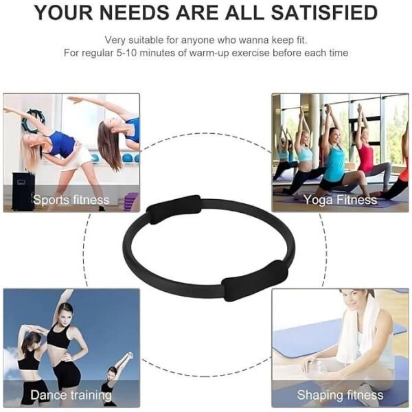 Fitness Ring Circle Light Weight With Foam Padded Handles - Image 3