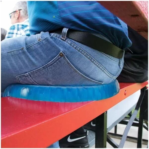 Gel Orthopedic Seat Cushion For Office Chair, Wheelchair, Or Home Rubber Cushion For Back Pain - Image 3