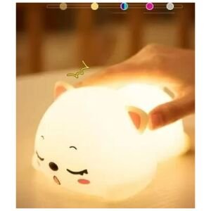 Silicon Snoring Cat Night Light Night Lamp