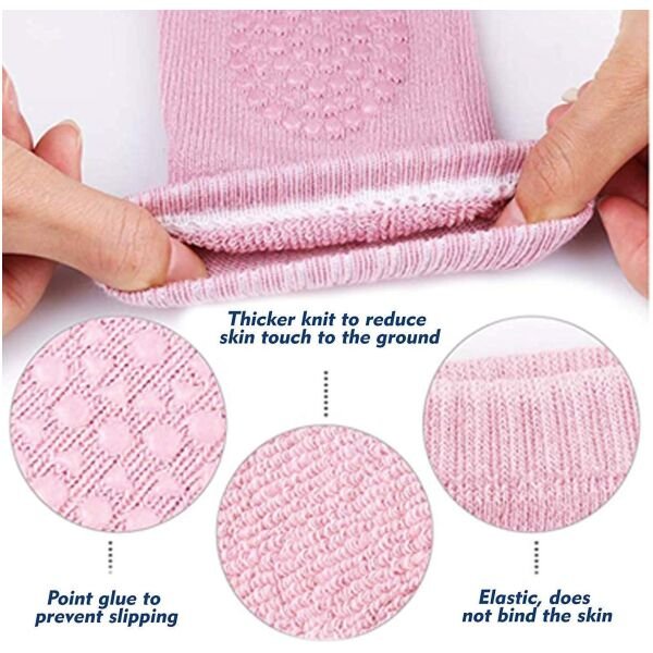 2 Pair Baby Crawling Elbow Pad Baby Leg Warmer Baby Kneecap (Multi Color) - Image 2