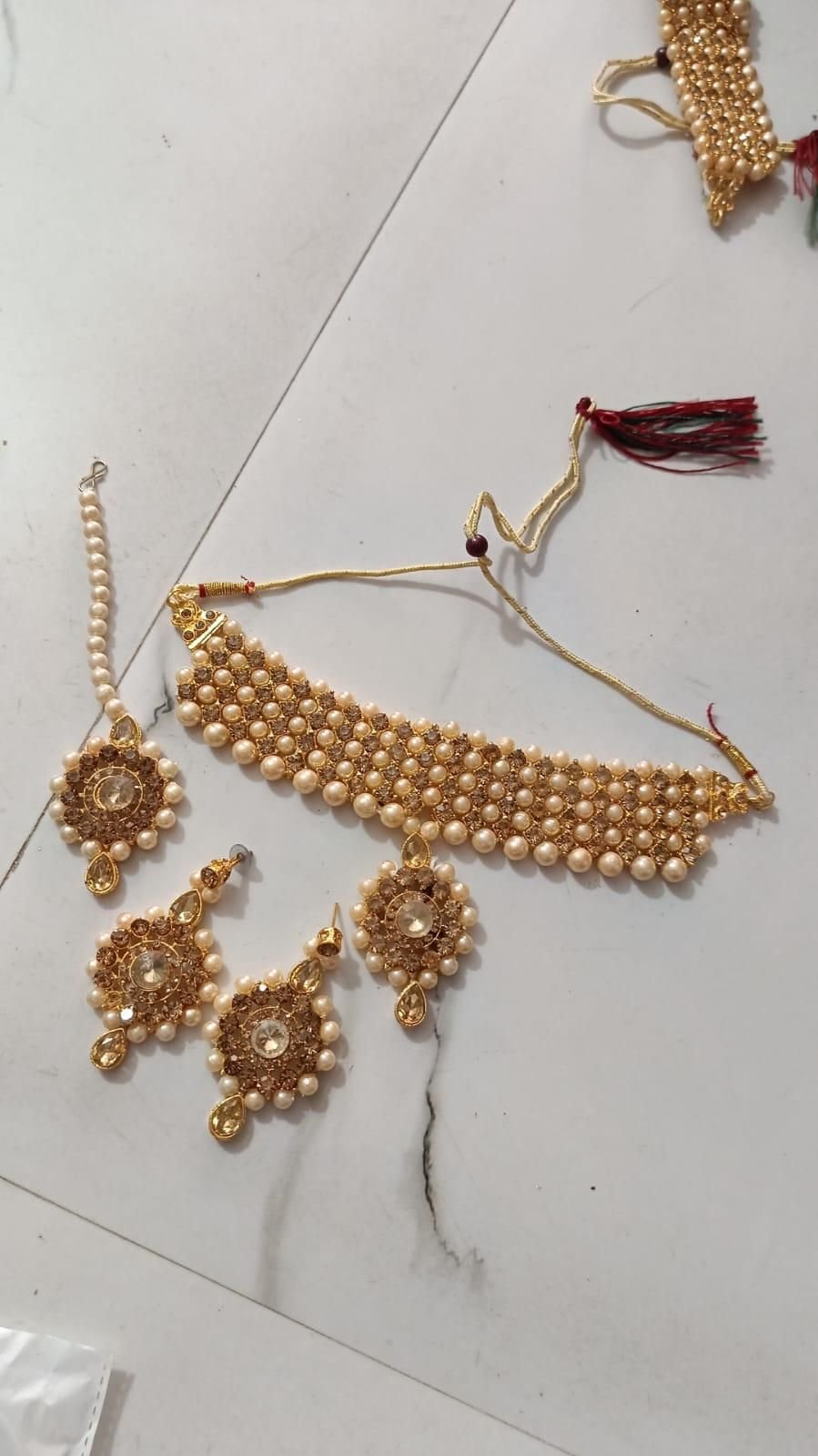 Alloy Gold-Plated Gold Jewellery Set - Image 3