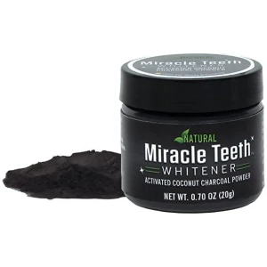 Teeth Cleaner Charcoal Natural Bleaching Organic Coconut Powder Proven To Remove Surface Stains