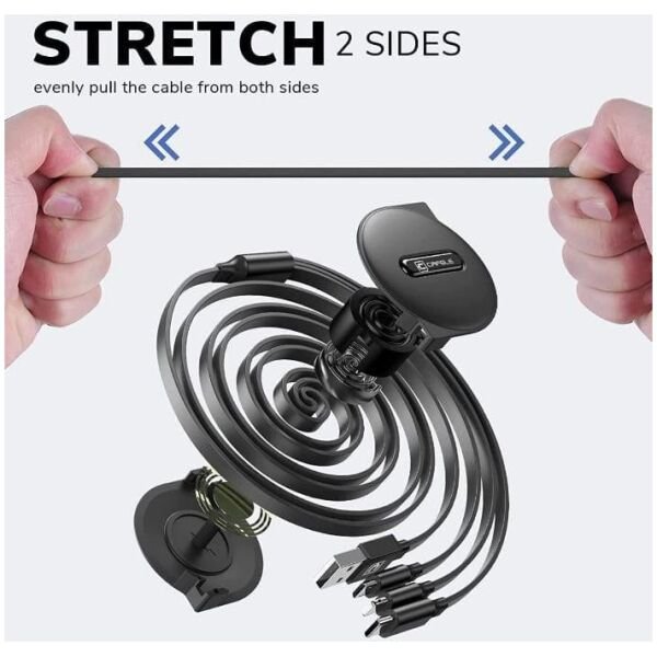 King Shine Multi Retractable 3.0a Fast Charger - Image 3