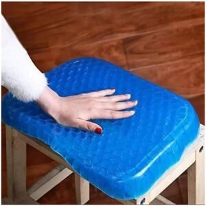 Gel Orthopedic Seat Cushion For Office Chair, Wheelchair, Or Home Rubber Cushion For Back Pain