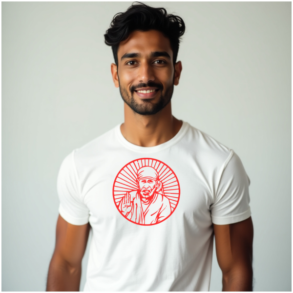 The Saint Of Shirdi T-shirt For Men