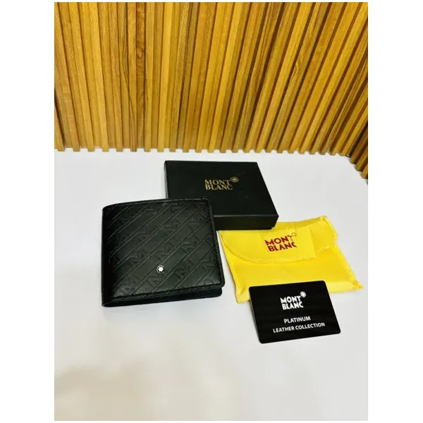 Mont Blanc Wallet Printed With Box For Men (SW957)