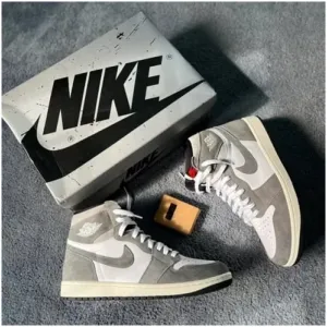Nike Jordan 1 Washed Black Shoes For Men (SW236)