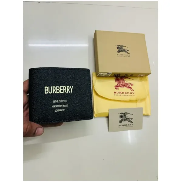 Burberry Printed Wallet With Box For Men (SW971)