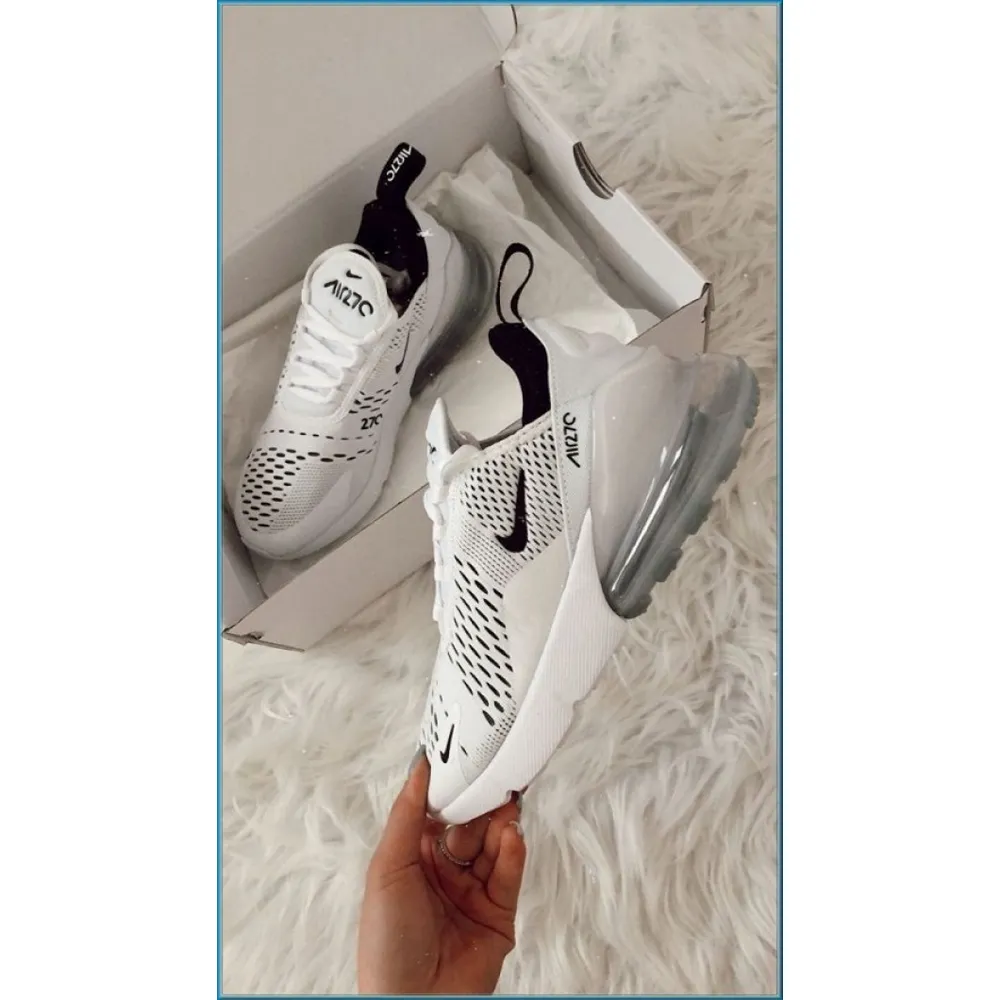 Nike Air Max 270 White Black Shoes For Men (SW243) - Image 2