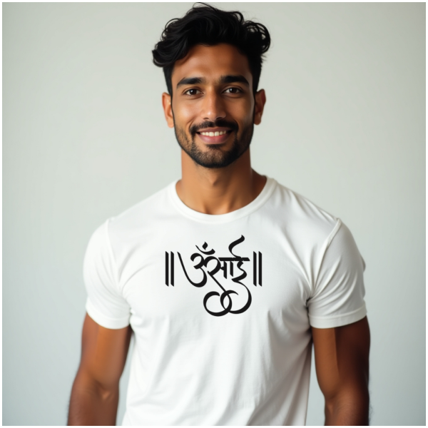 Om Sai T-shirt For Men