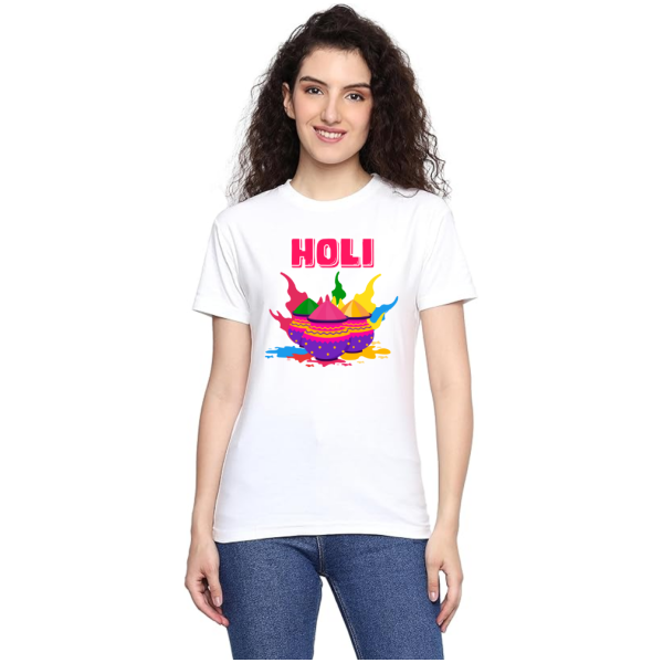 Vibrant Vibes Festival T-shirt For Women