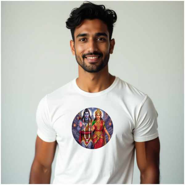 Shiv Parvati T-Shirt For Men