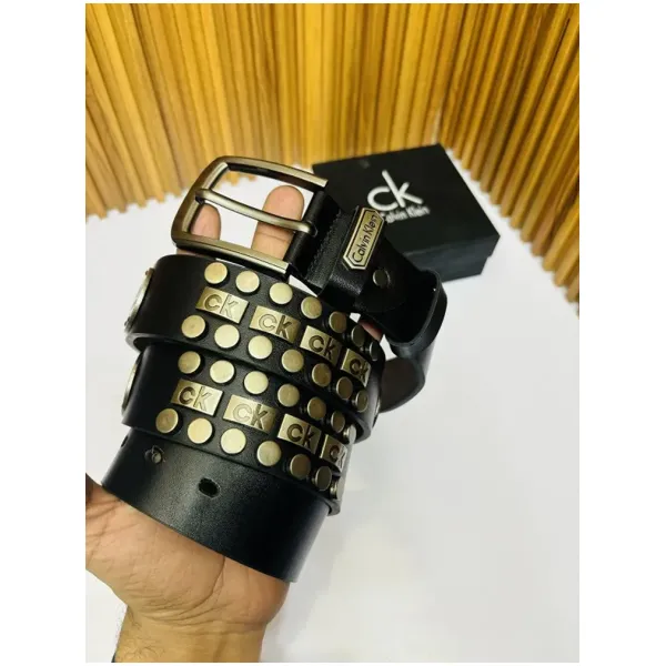 Calvin Klein Belt Black Full Ribbit With Box For Men (SW1032)