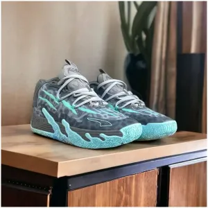 Puma Lamelo Ball Mb 03 Grey Shoes For Men (SW212)