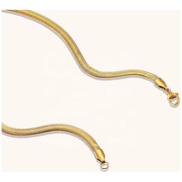 Men's Golden Snake Chain - Image 2