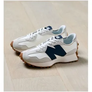 New Balance 327 White Navy Shoes For Men (SW219)