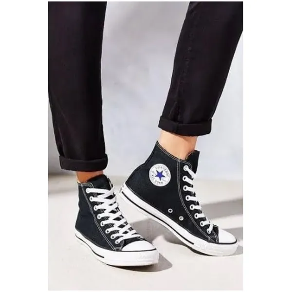 Converse All Star High Black Shoes For women (SW742)