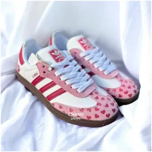 Adidas Samba Pink Valentine Shoes For women (SW699)