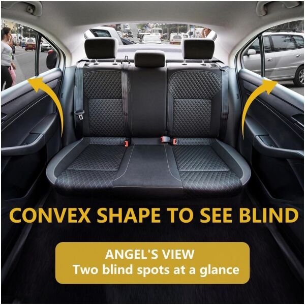 Wide Angle Rearview Mirror With Angel Vision - Image 4