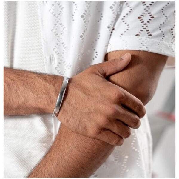 Stainless Steel Kada Bracelet For Men - Image 2