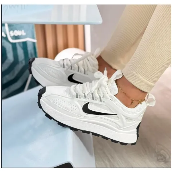 Nike Platform White Shoes For Men (LAB01) - Image 3