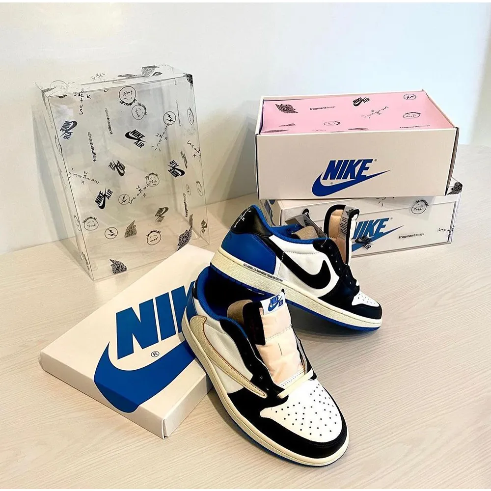 Air Jordan 1 Low X Travis Scott Fragment Shoes For Men (LAB12) - Image 4