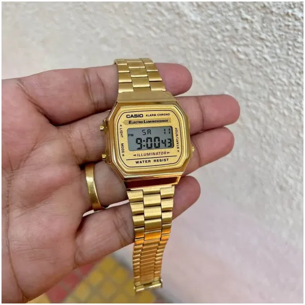 Casio Vintage Watch Illuminator A168 For Men (LAB72)