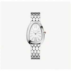 Bvlgari Watch Serpenti Seduttori Full Silver For Women (SUP2274)